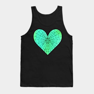 Spider Web Heart V32 Tank Top